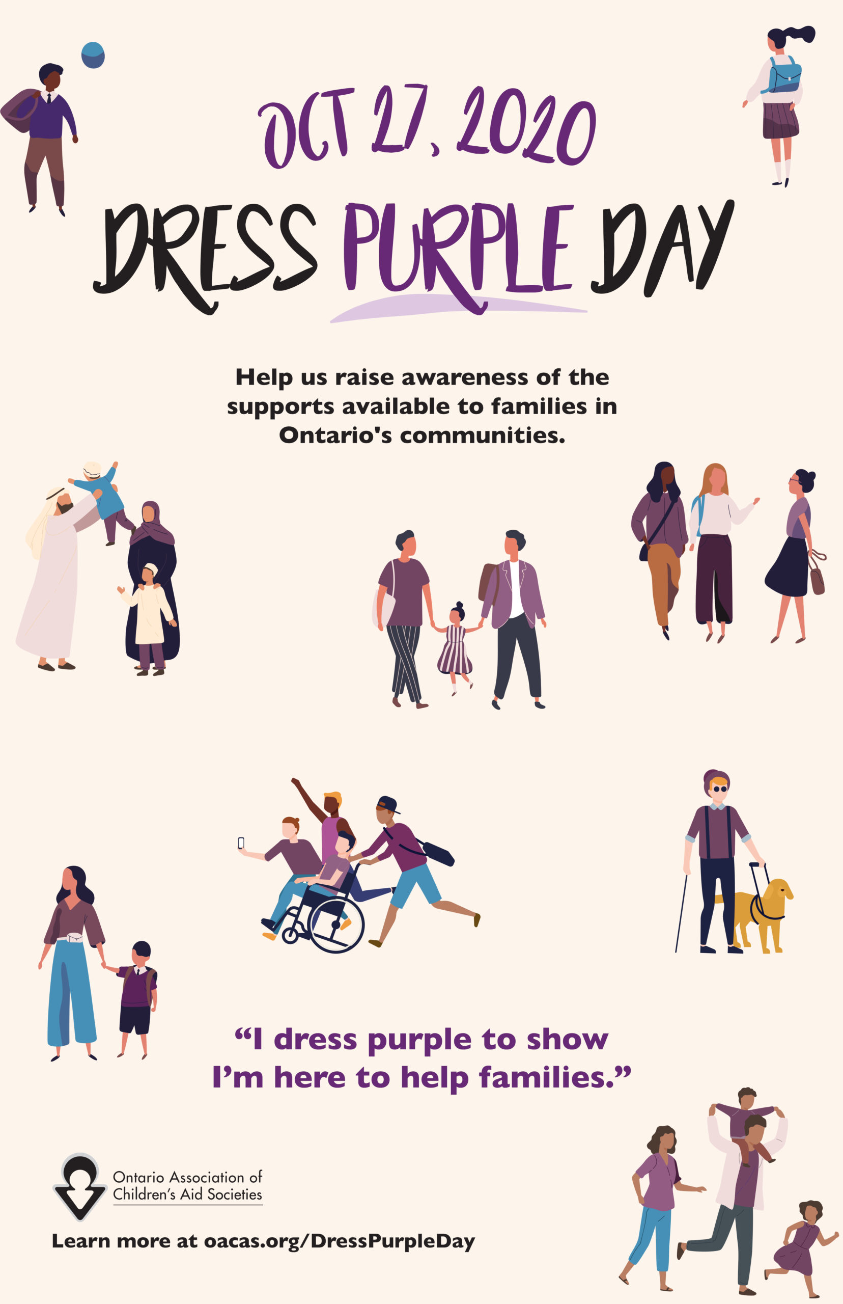 OACAS_Dress Purple Day_11x17_RGB Ontario Association of Children's